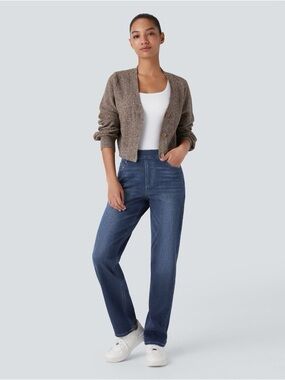 Halara Flex Denim pull on jeans new with tags